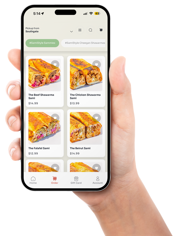 Amo Sami's Shawarma - amosamis app